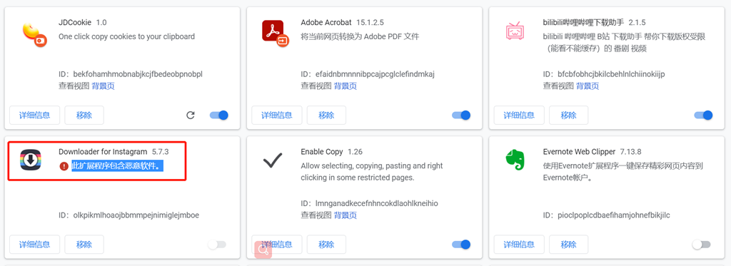 chrome–此扩展程序包含恶意软件