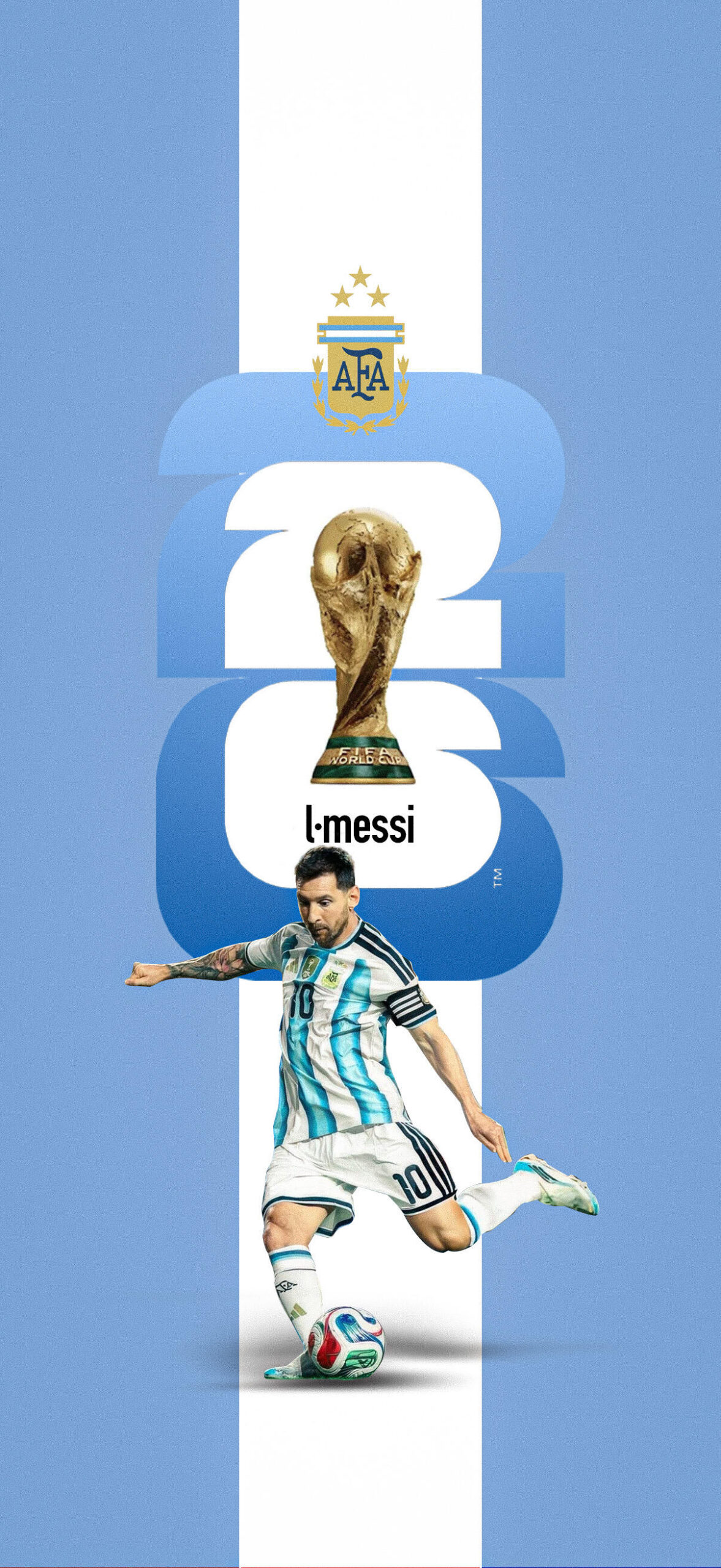 2026 世界杯4强手机壁纸-阿根廷加油